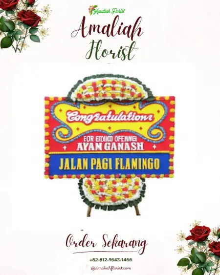 Sewa Papan Bunga Bawu